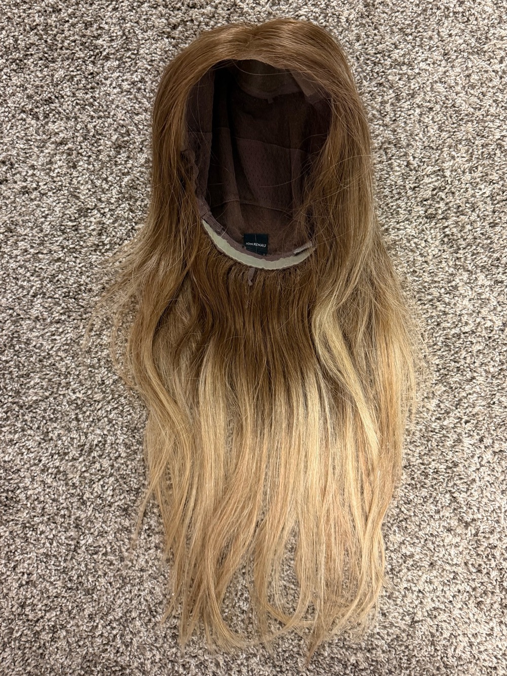 Zara Lite Jon Renau Layered Synthetic Wig Brown Blonde Hand Tied Monofilament - Picture 5 of 17